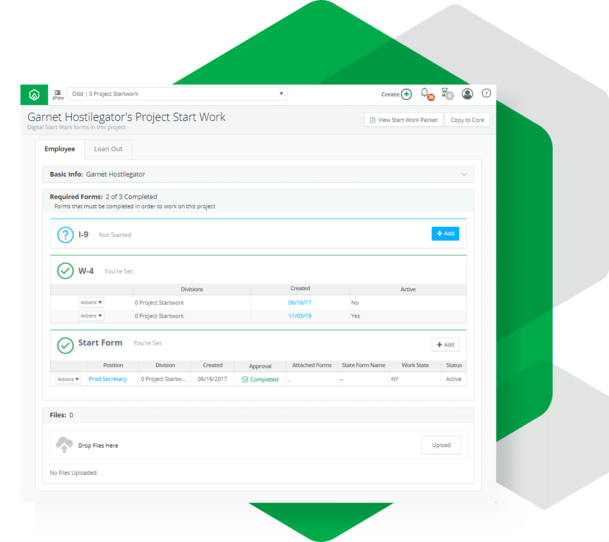 entertainment payroll software- start work solution